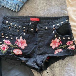 Shorts with studs and cool design